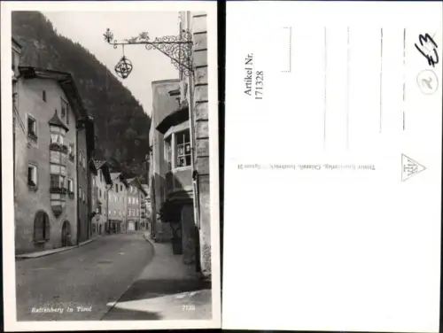 171328,Rattenberg Strassenansicht