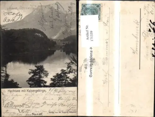 171339,Hechtsee m. Kaisergebirge b. Kufstein 1907