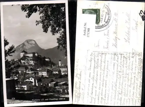 171348,Kufstein m. Pendling Ortsansicht