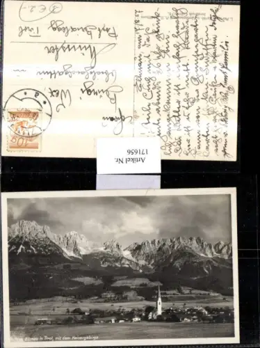 171656,Ellmau Totale m. d. Kaisergebirge