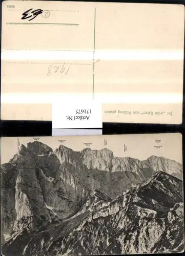 171675,Kufstein der Wilde Kaiser v. Feldberg gesehen