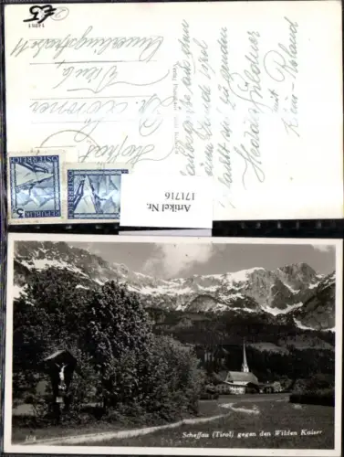 171716,Scheffau m. Scheffauer Kaiser Marterl