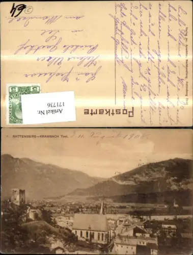 171736,Rattenberg Kramsach 1908