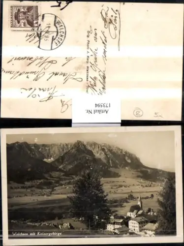 173594,Walchsee m. Kaisergebirge Teilansicht