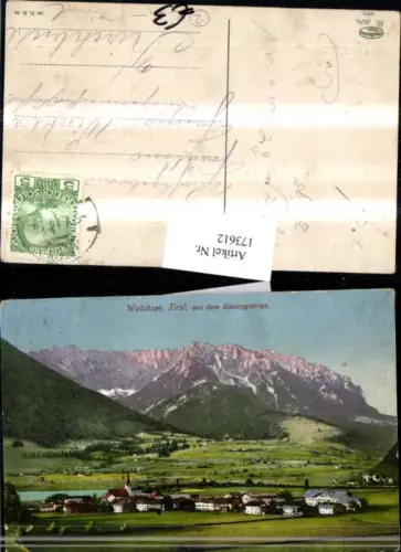 173612,Walchsee m. d. Kaisergebirge Totale