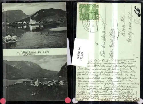 173629,Walchsee Teilansicht u. Totale Mehrbildkarte