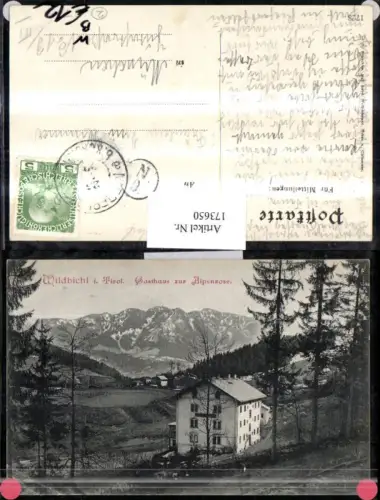 173650,Wildbichl Gasthaus Alpenrose