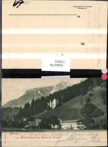 173653,Gruß aus Schweigen b. Kufstein Totale