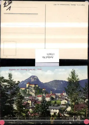 173671,Kufstein Teilansicht m. Pendling pub Purger e Co 8517