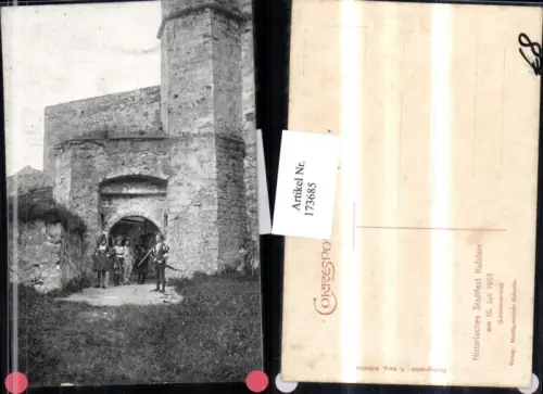 173685,Kufstein Historisches Stadtfest 16 Juli 1905 Landsknechte Knecht