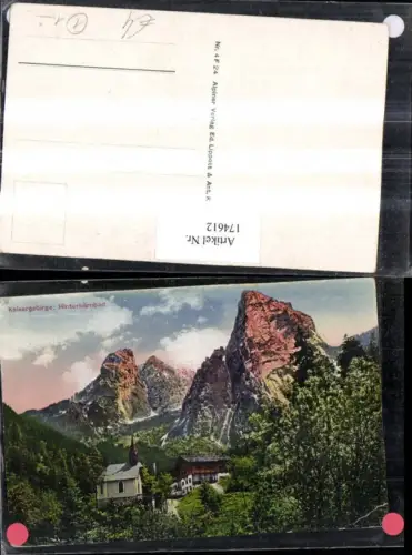 174612,Kaisergebirge b. Kufstein Hinterbärnbad Kapelle