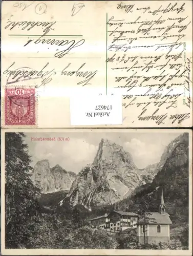174627,Hinterbärnbad b. Kufstein Kapelle