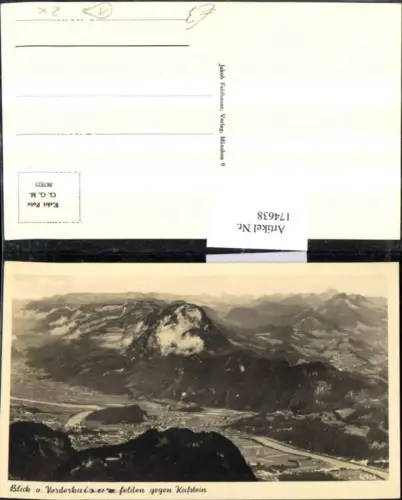 174638,Blick v. Vorderkaiserfelden geg. Kufstein