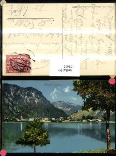 174652,Walchsee Teilansicht pub Purger e Co 13420