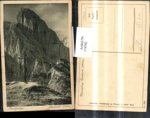 174742,Kaisergebirge Totenkirchl Kreuz