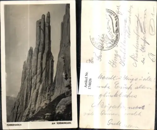 174826,Kaisergebirge Führernadeln am Totenkircherl Kufstein