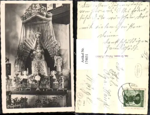 174831,Thierberg b. Kufstein Wallfahrtsort Inneres d. Kirche Altar