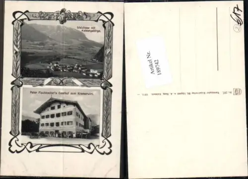 189742,Walchsee in Tirol Peter Fischbachers Gasthaus zum Kramerwirt