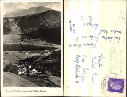 197150,Thiersee b. Kufstein m. Wilden Kaiser Foto Ak