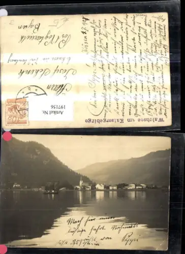197156,Walchsee a. Kaisergebirge Foto Ak