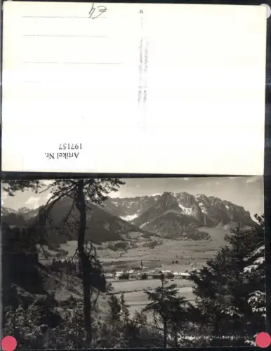 197157,Walchsee m. Kaisergebirge Foto Ak