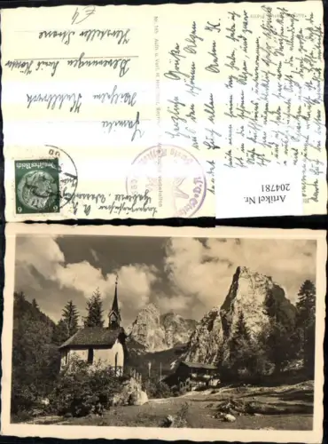 204781,Hinterbärenbad b. Kufstein im Wilden Kaiser Kapelle