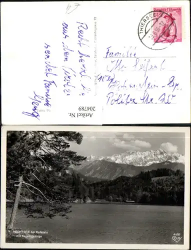 204789,Hechtsee b. Kufstein m. Kaisergebirge Partie