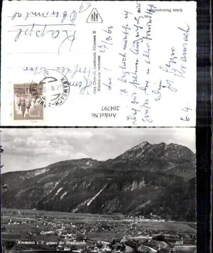 204797,Kramsach i. Tirol Totale geg. d. Gratlspitze