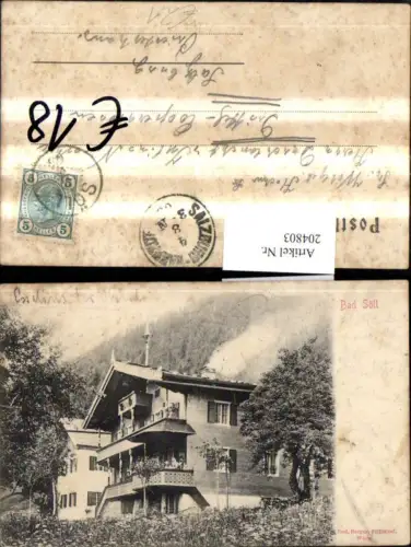 204803,Bad Söll b. Kufstein Hausansicht pub Rudolf Berger
