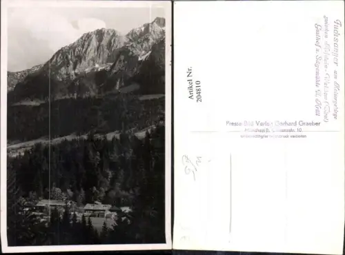 204810,Fuchsanger am Kaisergebirge zw. Kufstein Walchsee Gasthof u. Sägemühle A. Kröll