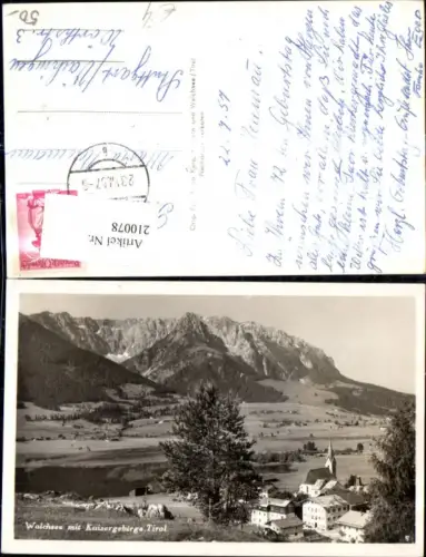210078,Walchsee m. Kaisergebirge Totale