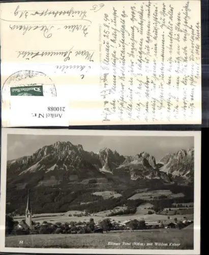 210088,Ellmau Tirol m. Wildem Kaiser Totale