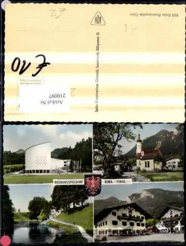 210097,Erl i. Tirol Passionsspieldorf Mehrbild Ak