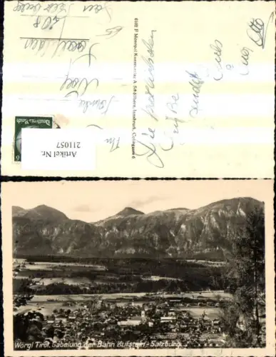 211057,Foto Ak Wörgl Gabelung d. Bahn Kufstein Salzburg Eisenbahn Gleise