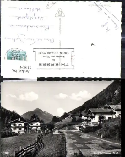 211064,Foto Ak Landl b. Thiersee Strassenansicht