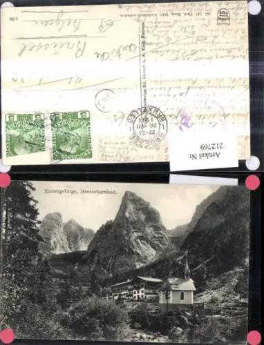212769,Kaisergebirge Hinterbärnbad b. Kufstein Totale Kirche