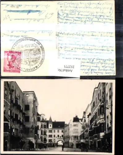 212771,Rattenberg am Inn Straßenansicht Gasthäuser