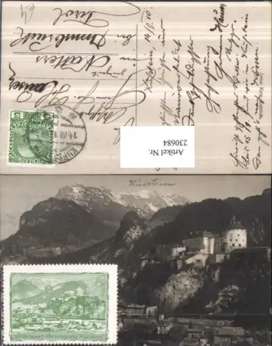 230684,Kufstein Teilansicht m. Burg