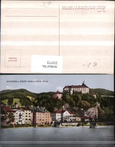 233772,Kufstein Festung Geroldseck Brücke