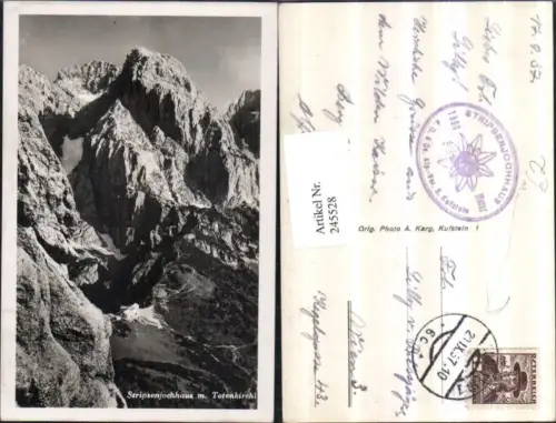 245528,Stripsenjochhaus m. Totenkirchl Bergkulisse b. Ebbs