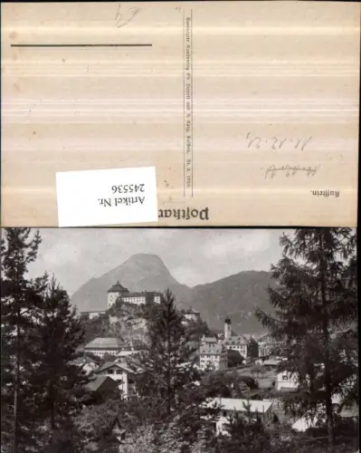 245536,Kufstein Teilansicht m. Festung