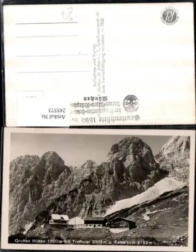 245573,Gruttenhütten Berghütten m. Treffauer u. Kaiserkopf b. Ellmau