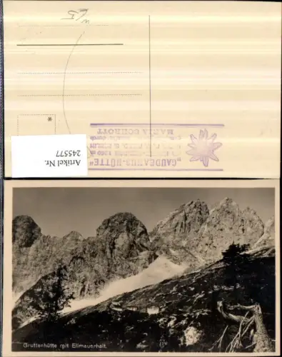 245577,Gruttenhütte Berghütte m. Ellmauerhalt Bergkulisse b. Ellmau