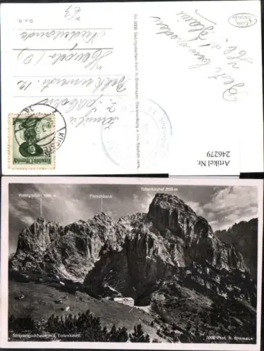 246279,Stripsenjochhaus m. Totenkirchl Fleischbank u. Predigstuhl Bergkulisse b. Ebbs