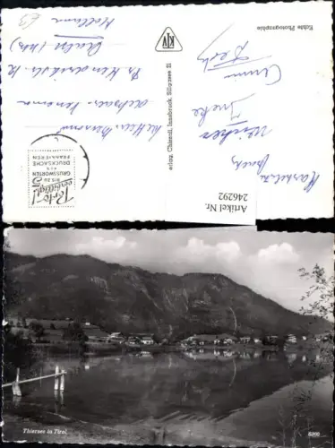 246292,Thiersee in Tirol Teilansicht Partie