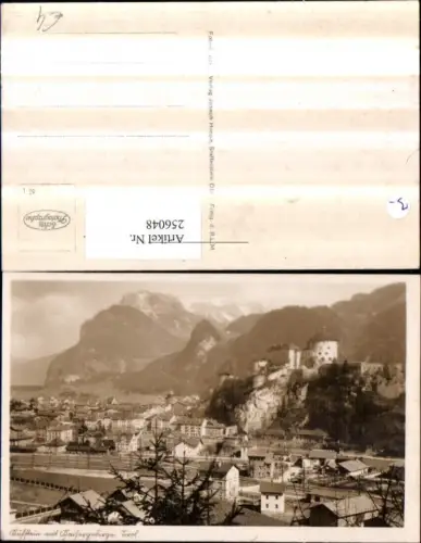 256048,Kufstein Totale Festung m. Kaisergebirge Bergkulisse