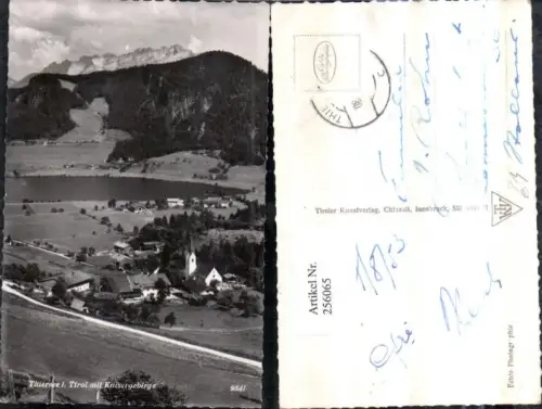 256065,Thiersee in Tirol Totale m. Kaisergebirge