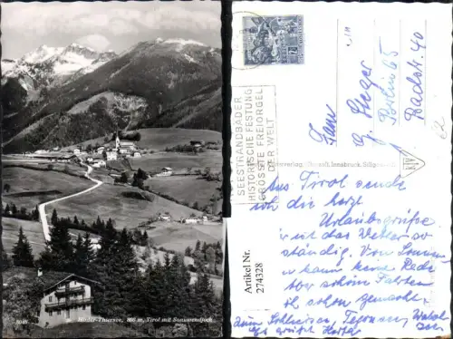 274328,Hinter-Thiersee Totale m. Sonnwendjoch Bergkulisse
