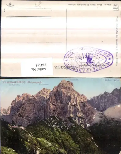 274365,Kaisergebirge Stripsenjoch Bergkulisse b. Ebbs