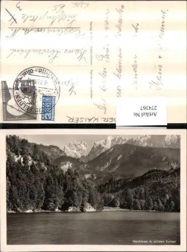274367,Hechtsee See b. Kufstein m. Wilden Kaiser Bergkulisse